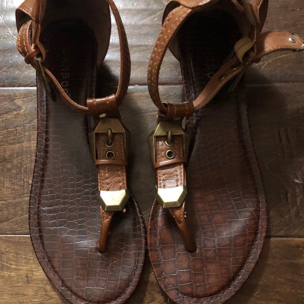 Bamboo brown sandals
